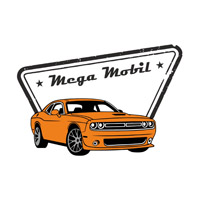 Логотип Mega Mobil, технический центр