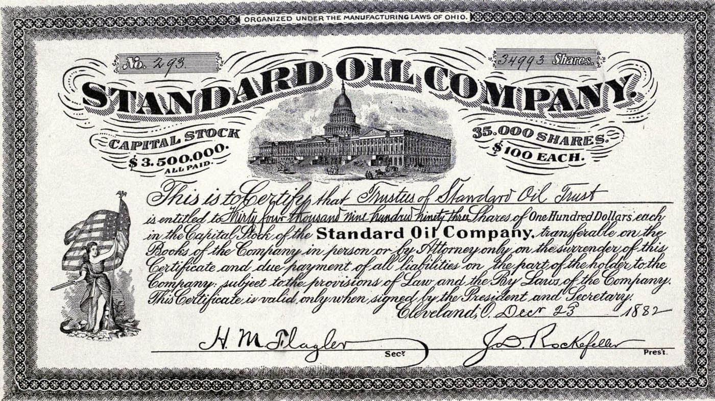 Акция Standart Oil Company