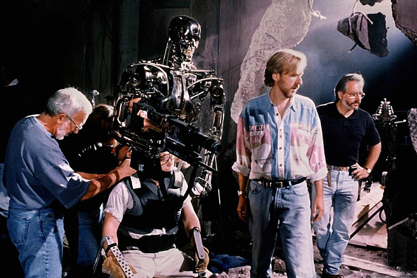 Съемки кинокартины «Терминатор», 1984 год.